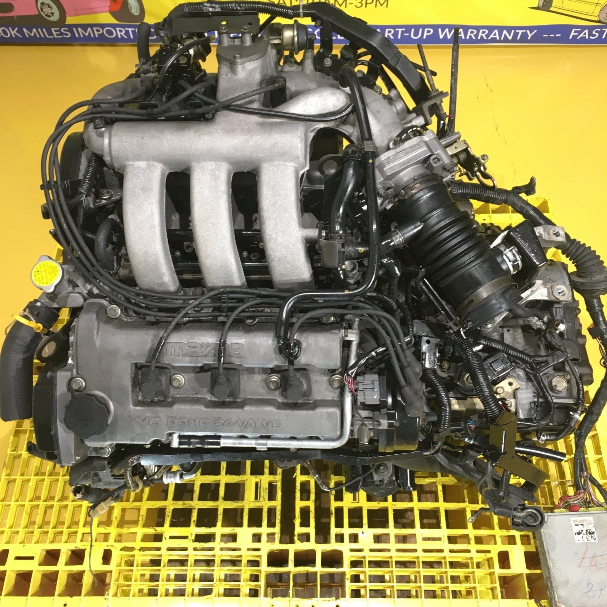 Mazda 626 1993-1997 2.5L JDM Engine Transmission Swap- KL-ZE 