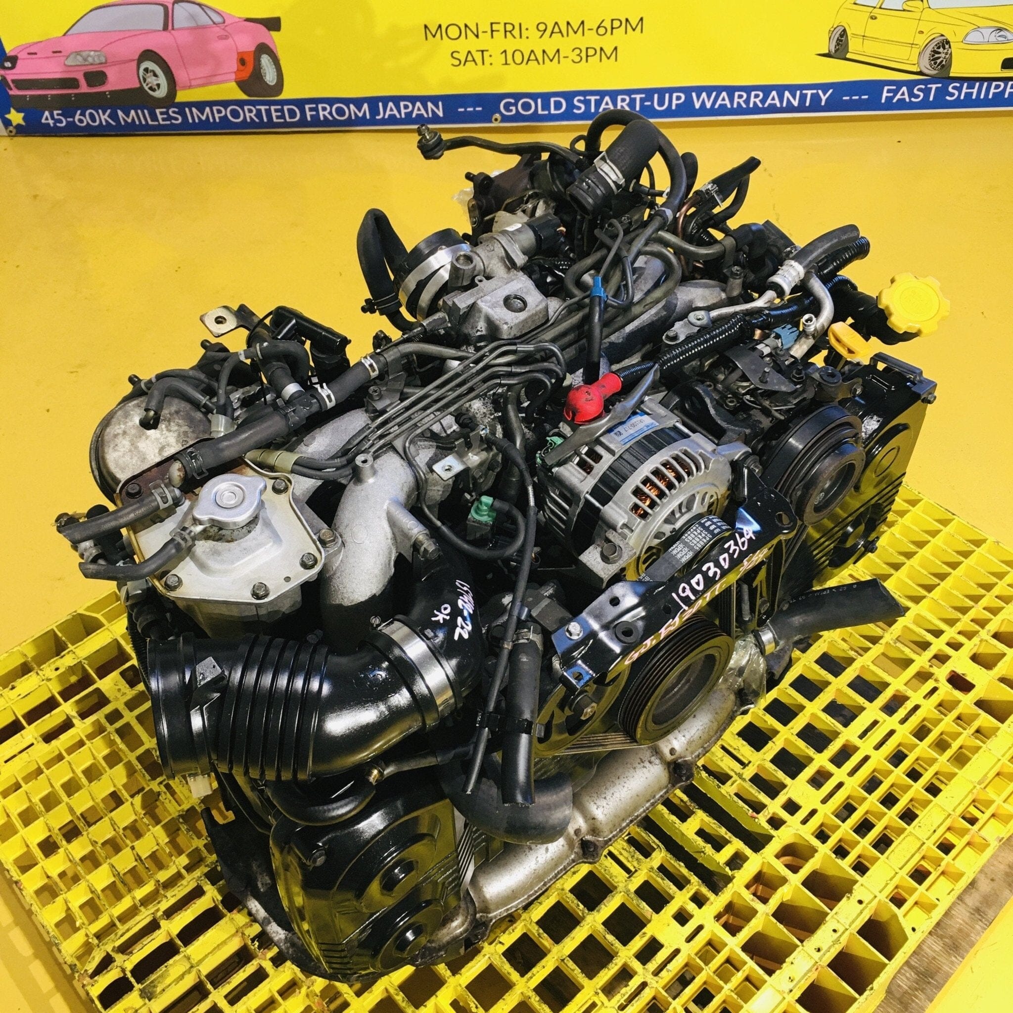 SUBARU LEGACY GT (2004-2005) 2.0L TURBO JDM ENGINE ACTUAL SWAP 